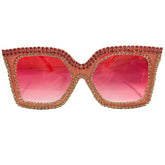 Fame Fatale Rhinestone Sunglasses