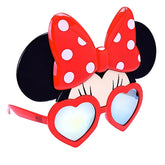 Minnie Mouse with Heart Frames Sun Stache