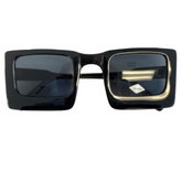 Funk Rock Square Black Sunglasses