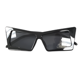 Off Kilter Thick Angular Sunglasses
