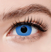 Pinky Paradise Blue UV Reactive Eye Contacts