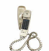 Vintage 90's AT&T Trimline 230 Push Button Ivory Corded Phone