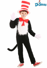 Dr Seuss Cat in the Hat Deluxe Child Costume