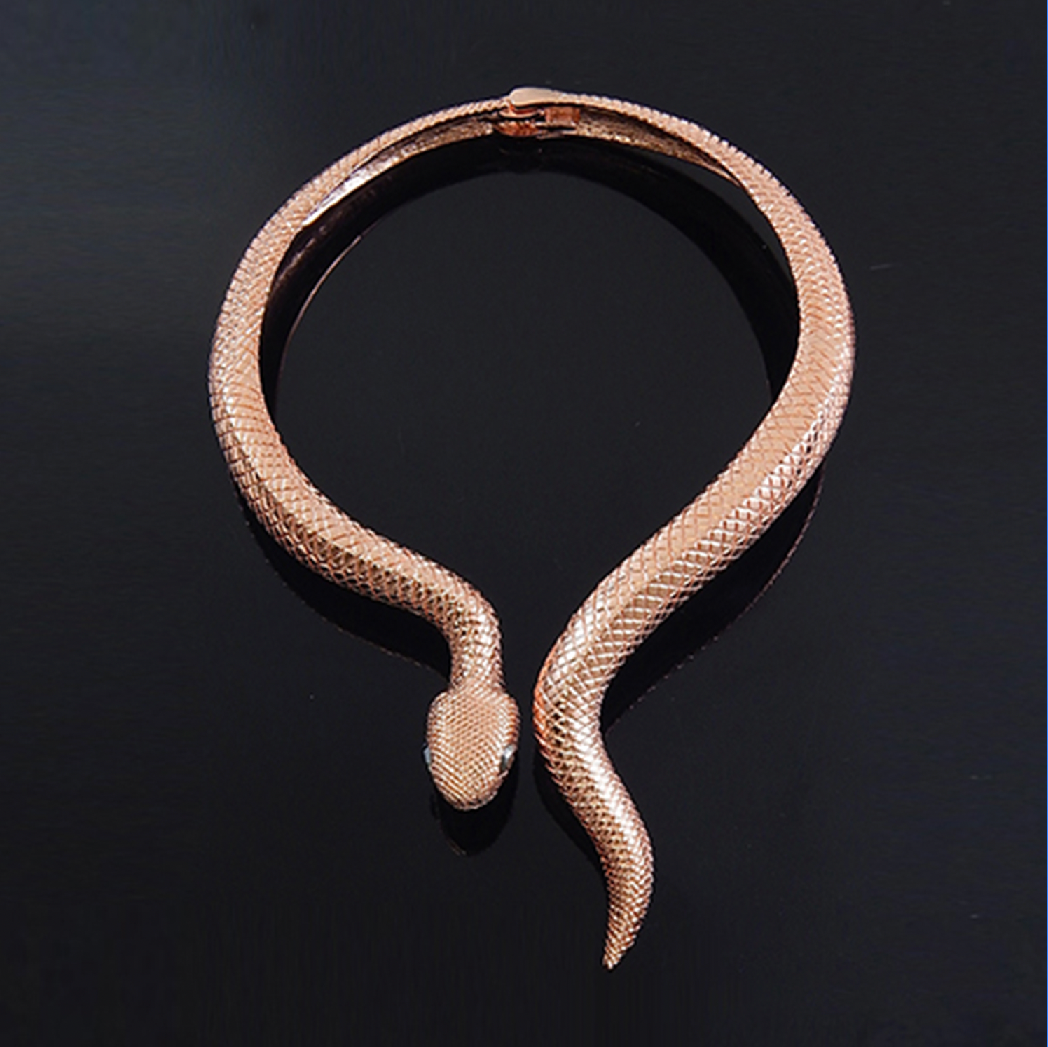 Snake Hinge Choker Necklace