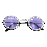 Rhinestone Long Bridge Sunglasses