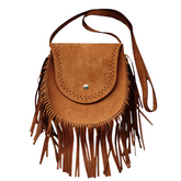 36" Leatherlike Fringe Festival Pouch