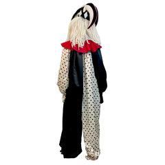 Red, White & Black Clown Jester Adult Costume