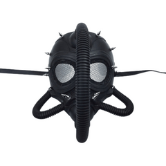 Black Studded Gasmask