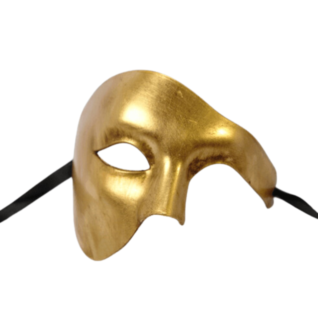 Gold Venetian Phantom Mask