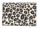 Fuzzy Animal Print Wallet