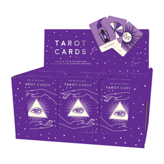 Set of 80 Purple Tarot Cards