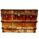 Antique Brown Pirate Treasure Chest