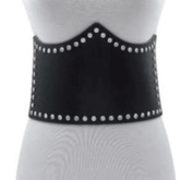 Black Jeweled Corset Belt