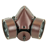 Brown Latigo Leather Gas Mask