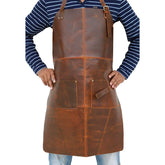Premium Durable Leather Adult Apron