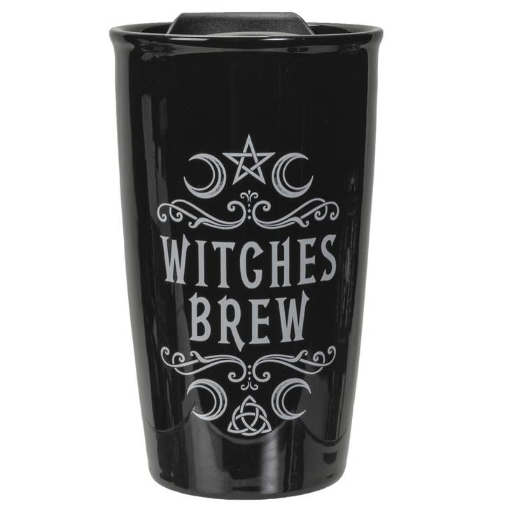 Witches Brew 12oz Ceramic Travel Mug