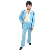 1970s Baby Blue Suit Adult Costume