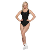 Classic Polyester Rounded Neckline Leotard