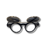 Classic Round Flip Up Sunglasses