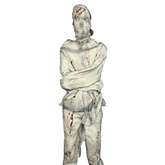 Committed Asylum Straight Jacket with Restraints Adult Costume