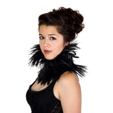 Evil Queen Black Feather Choker