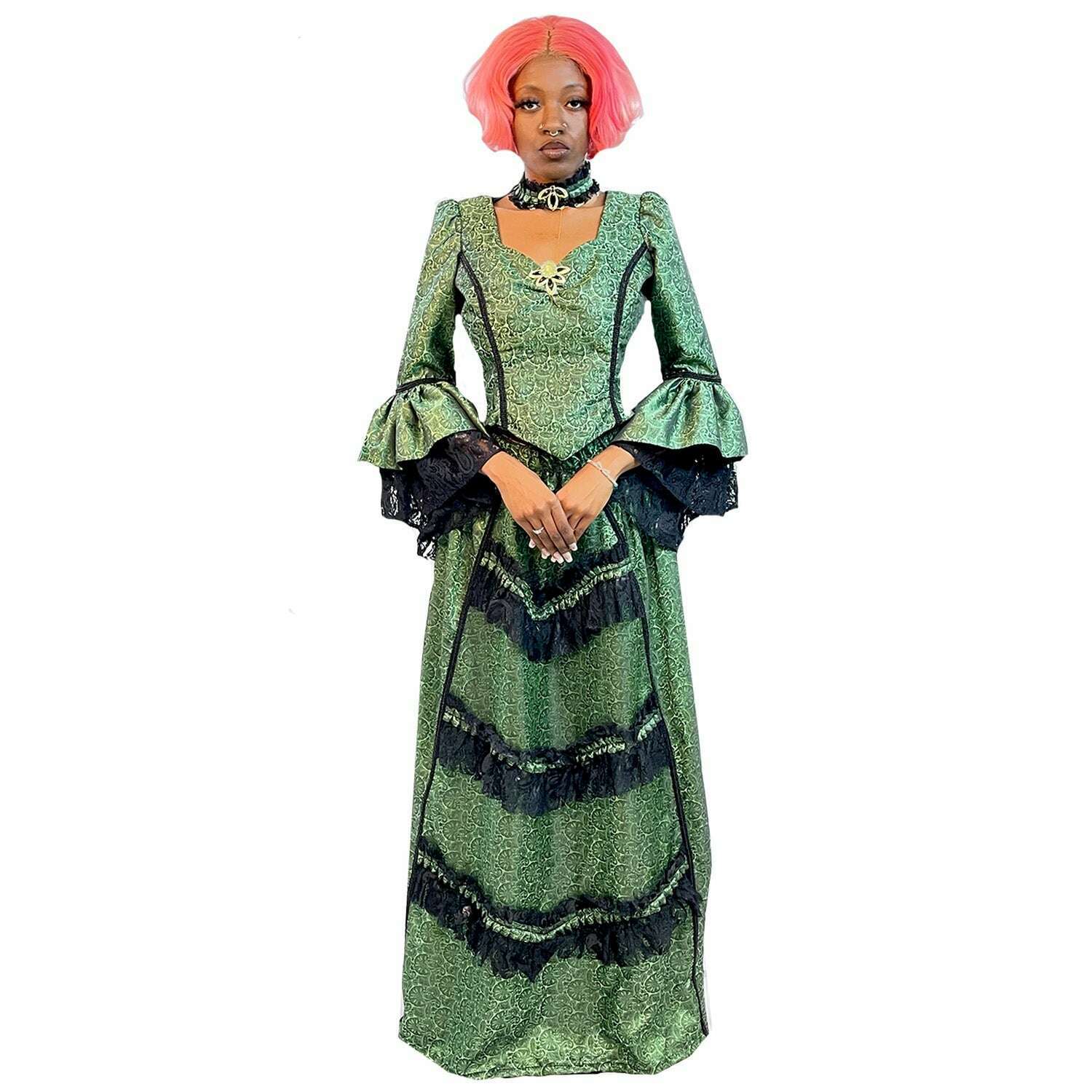 Exclusive Sage Green Colonial Queen Women's Costume Buy / Large Exclusive Sage Green Colonial Queen Women's Costume Buy / Large
