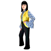 1970s Blue and Yellow Casual Set Women's Costume