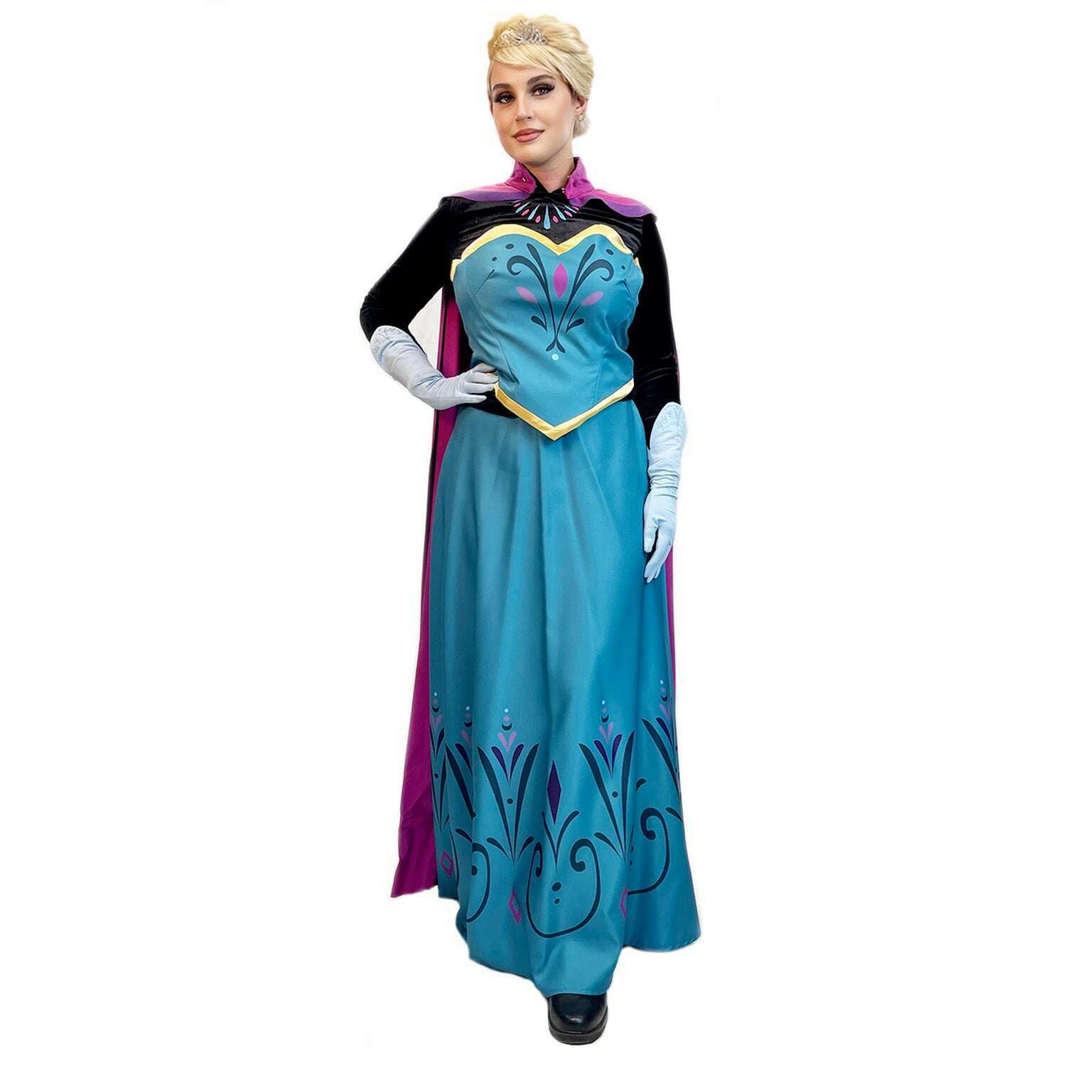 Frozen Princess Coronation Dress Adult Costume Buy / Medium Frozen Princess Coronation Dress Adult Costume Buy / Medium