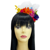 Rainbow Floral Fascinator