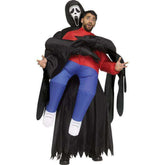 Ghost Face Piggyback Inflatable Adult Costume