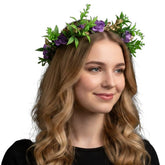 Multicolored Woodland Flower Crown