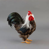 Realistic Natural Rooster Prop Decoration