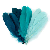 Loose Goose Pallets Feather Mix Dyed Sea Green