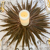 Natural Pheasant Star Wreath