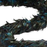 Dark Turquoise Rooster Schlappen Feather Boa