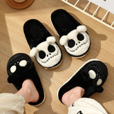 Cozy Beary Cute Skull Slippers