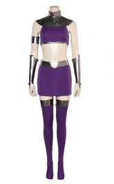 Teenage Superhero Star Fire Adult Cosplay Costume