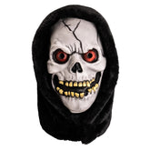 Chamber of Horrors Hooded Skull Latex Mask