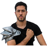Silver Latex Pauldron
