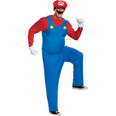 Deluxe Super Mario Bros. Mario Adult Costume