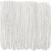 Mardi Gras White Pearl Beads