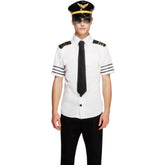 Classic Sexy Mile High Club Pilot Men's Costume