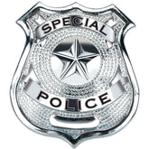 Silver Special Police Badge