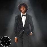 Opposuits Black Sequin Men's Dinner Jacket