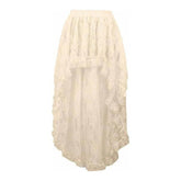 Premium Lace Hi Low Skirt