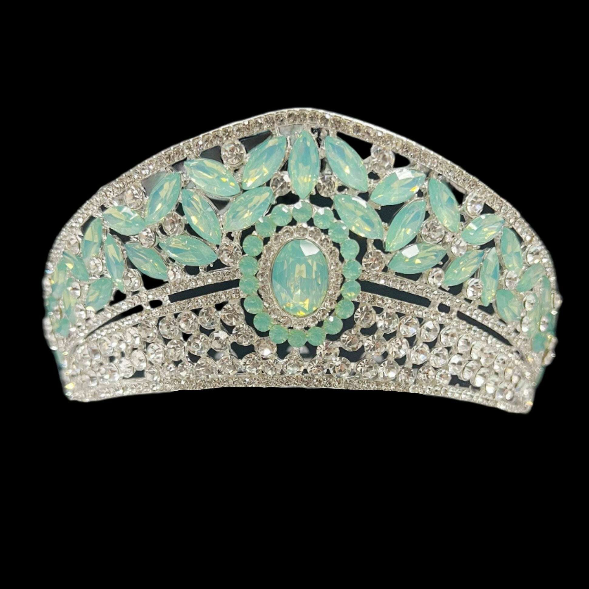 Jade Crystal Tiara – AbracadabraNYC - Main Image