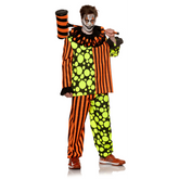Kreepy Clown Neon Terror Adult Costume