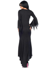 High Slit Floor Length Gothic Adult Dress