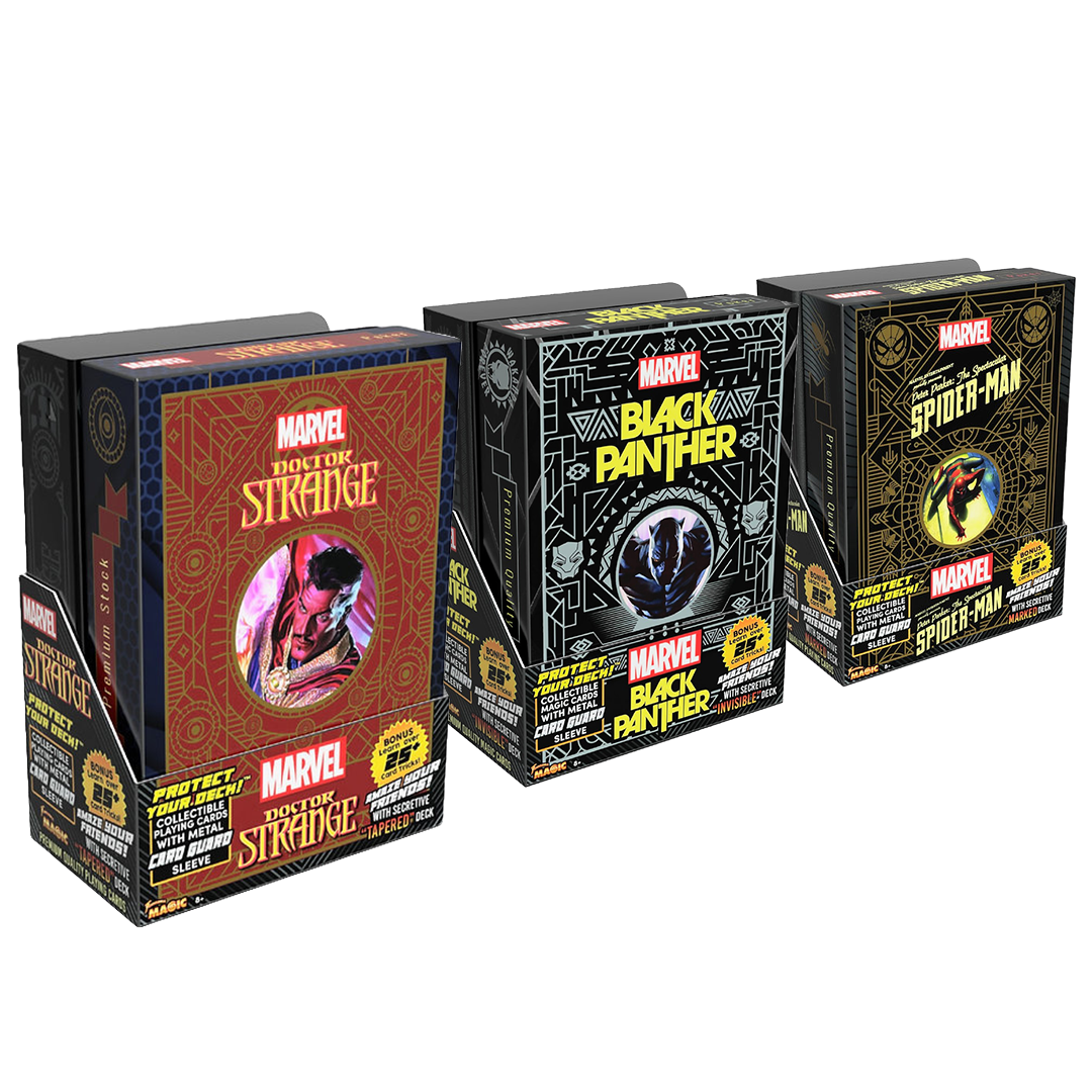 MARVEL: Card Guard with Collectible Card Deck Black Panther MARVEL: Card Guard with Collectible Card Deck Black Panther
