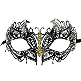 Vanessa Laser Cut Metal Venetian Mask